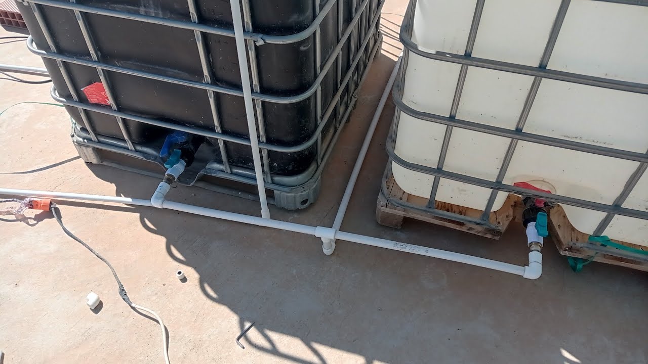 تركيب خزان الماء مربع الشكل