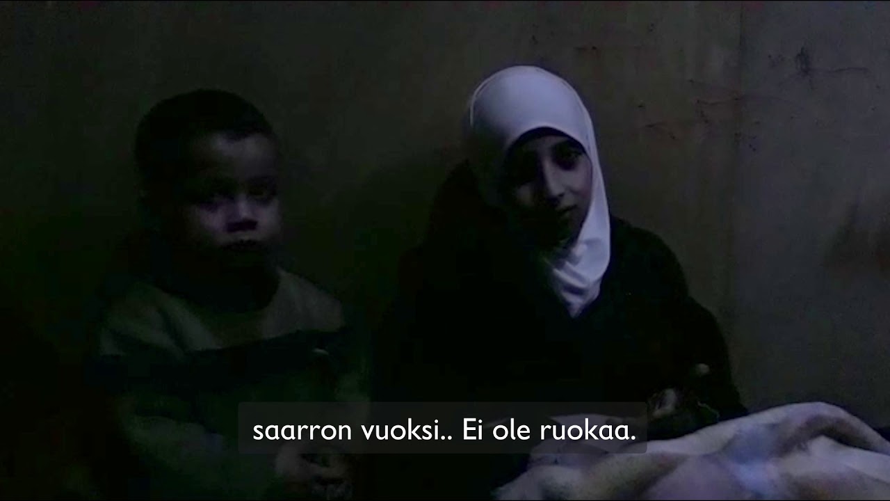 Lasten hätä Syyrian Itä-Ghoutassa kasvaa