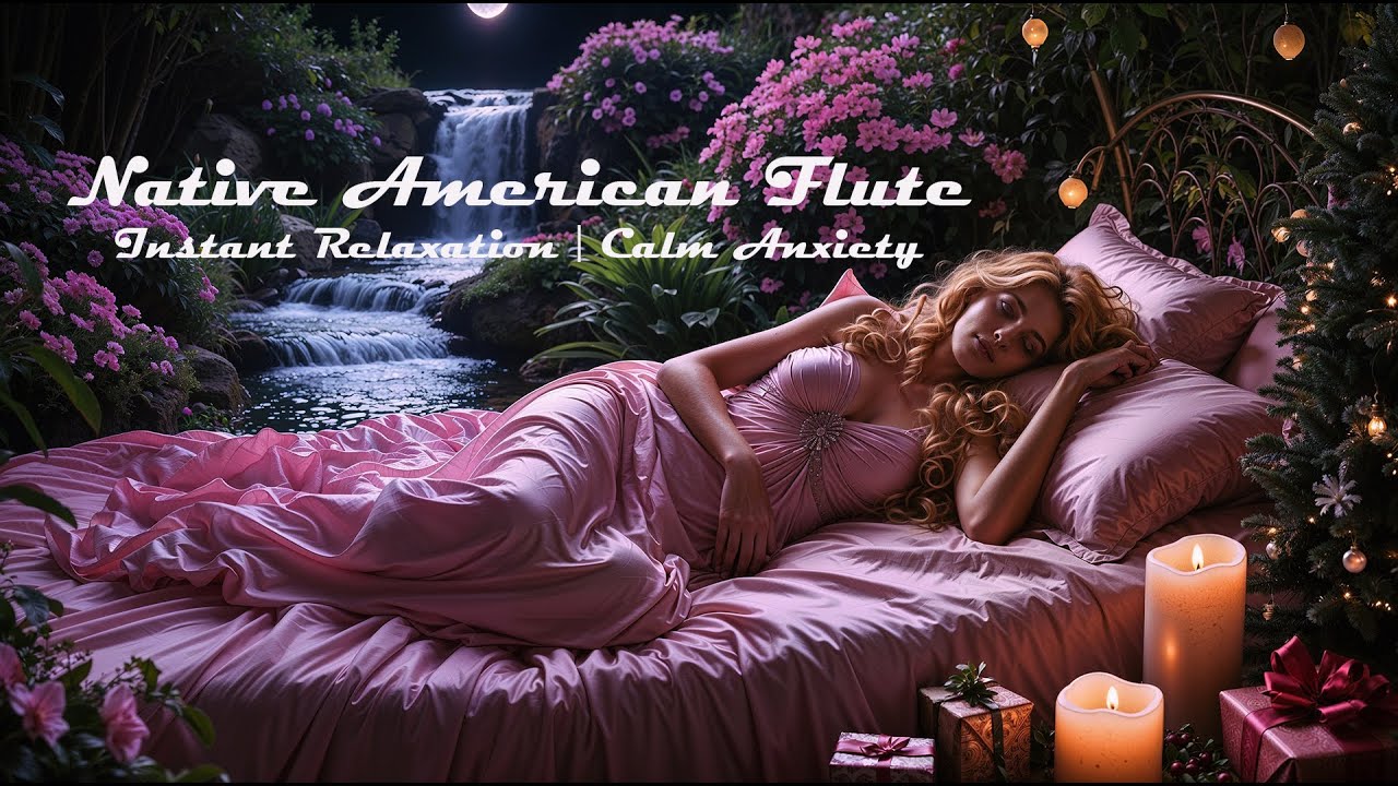 Flute Dreams 🌸 Native American Sleep Music for Instant Relaxation & Calm Anxiety