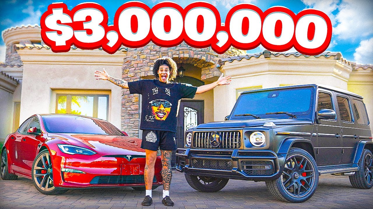 MY OFFICIAL $3,000,000 FULL HOUSE AND CAR TOUR!