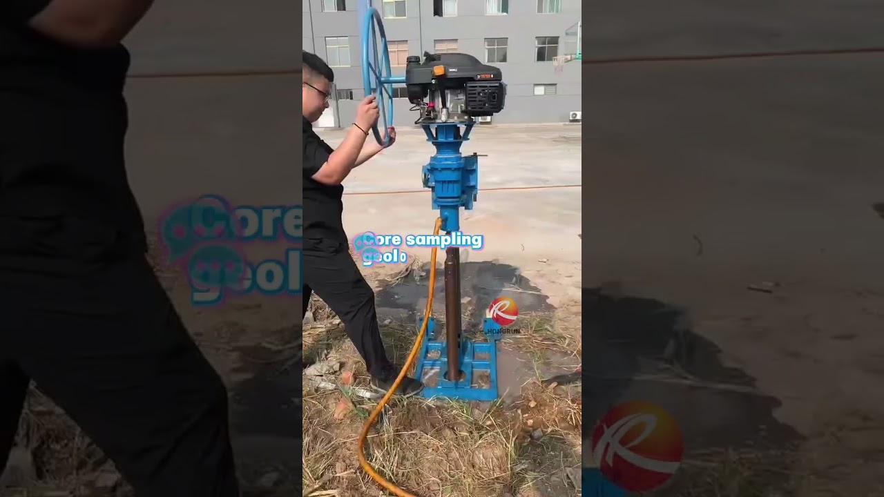 Backpack drilling rig is your most reliable geological partner!#drillingrig #drillingholes