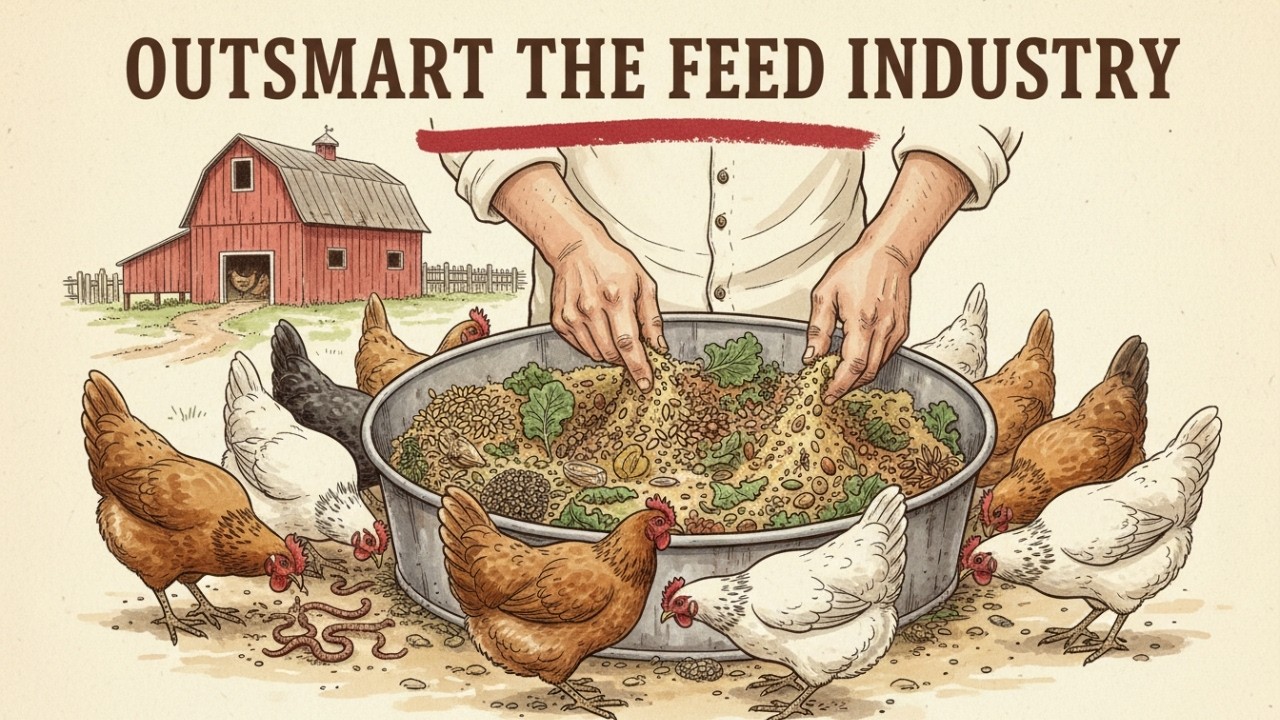 Feed 20 Chickens Cheap: 3 Powerful Homemade Recipes That Beat Commercial Feed