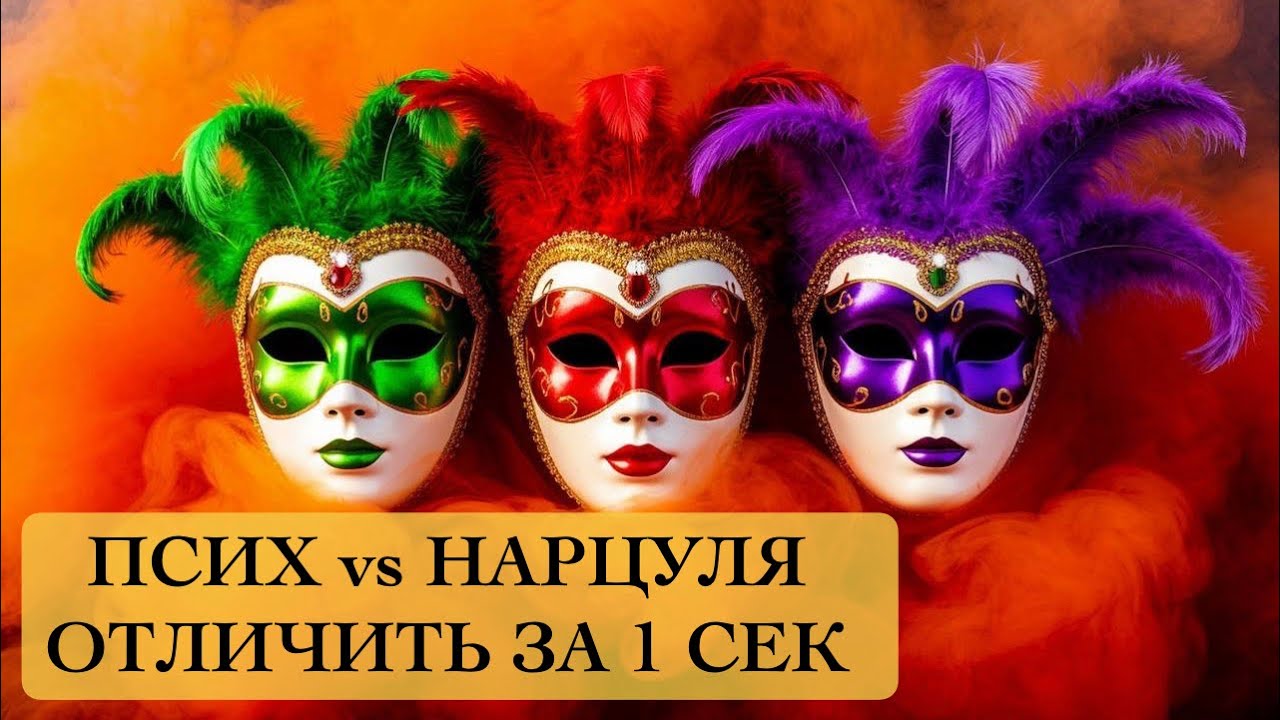 1215. Как отличить по первому признаку Психопат vs нарцисс. Узнать за 1 секунду.