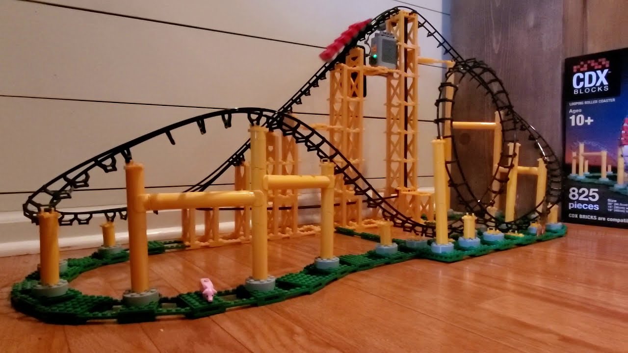 CDX Blocks Sidewinder Lego Compatible Roller Coaster Set Review