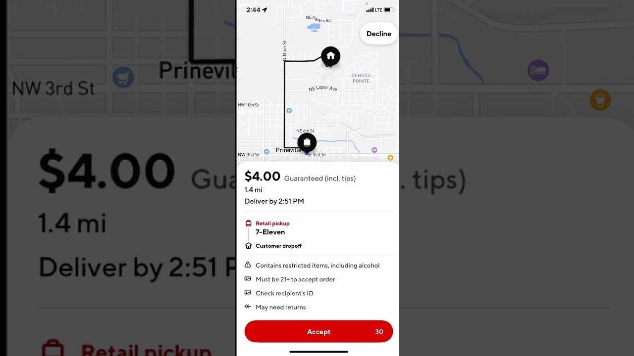 DoorDash Weekly Goal-Day 4-Dasher Challenge-Real Orders