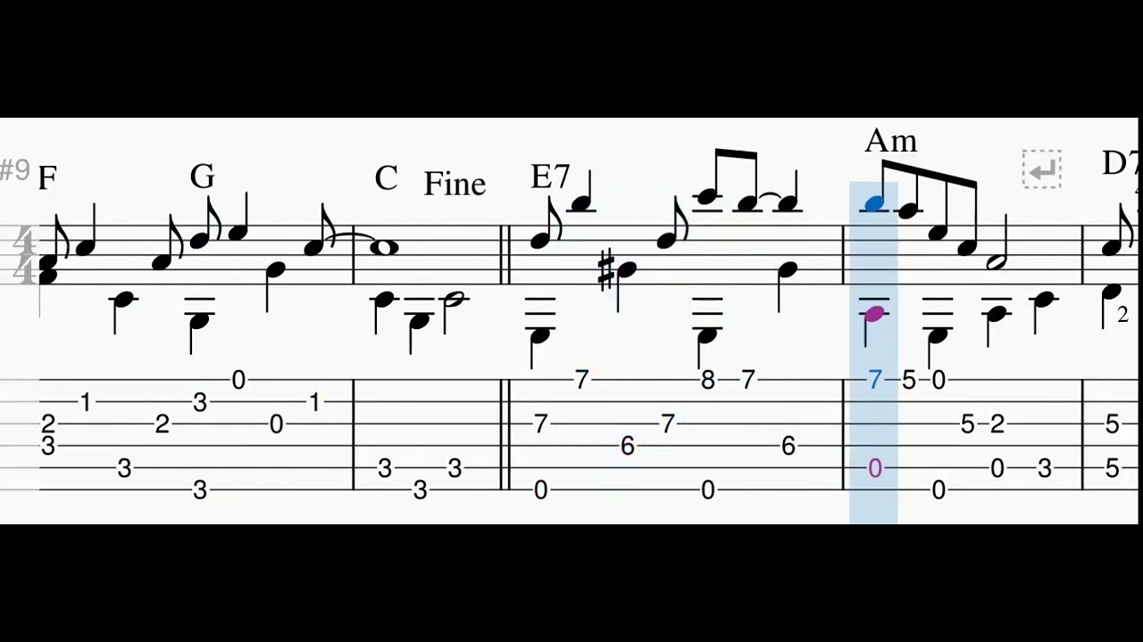 Sunshine Rag by Stewart Maclennan - Guitar Play-Along - Music, Tab, & Chords