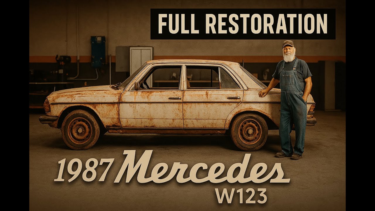 We Found a Forgotten Mercedes W123 and Brought It Back to Life | Restoring old cars - Car Spa