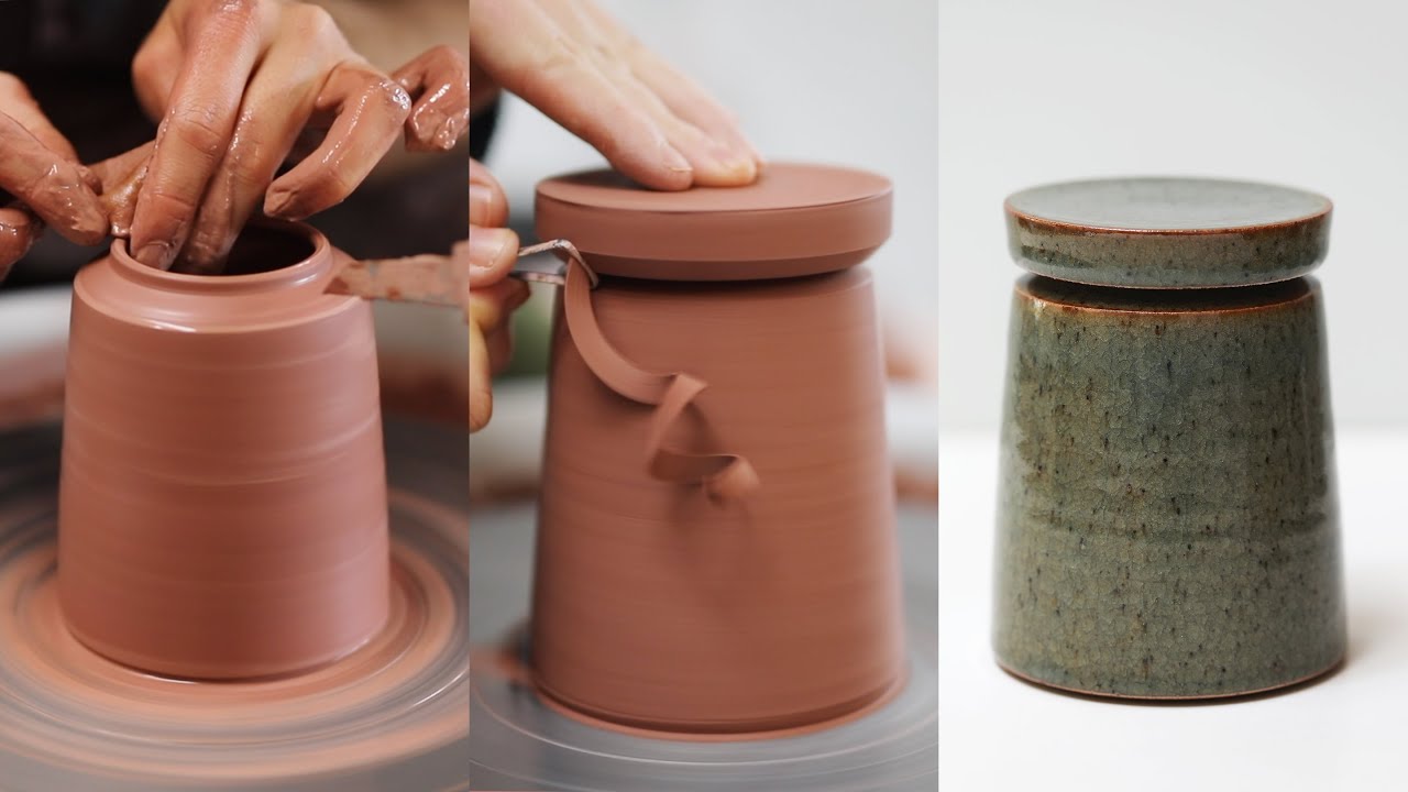 How to Throw and Trim an Angular Lidded Jar — Narrated Version