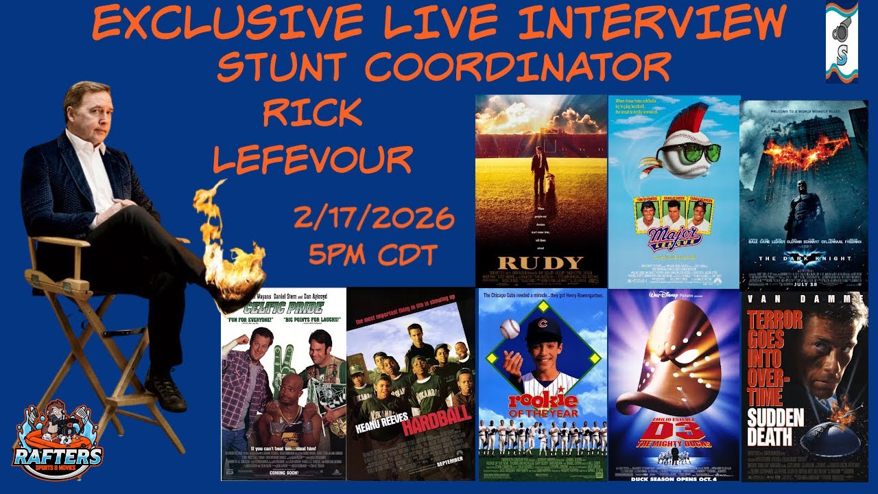 RUDY, MAJOR LEAGUE STUNT COORDINATOR: Rick LeFevour Exclusive Interview LIVE STREAM