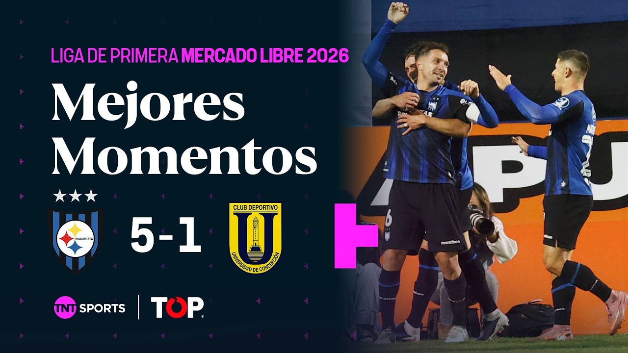 Compacto TOP | ⚫️🔵 Huachipato 5 - 1 🟡🔵 U. Concepci&oacute;n | Liga de Primera Mercado Libre 2026 - Fecha 8