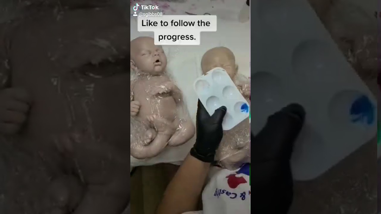 SILICONE DOLLS, THE PAINTING PROCESS
