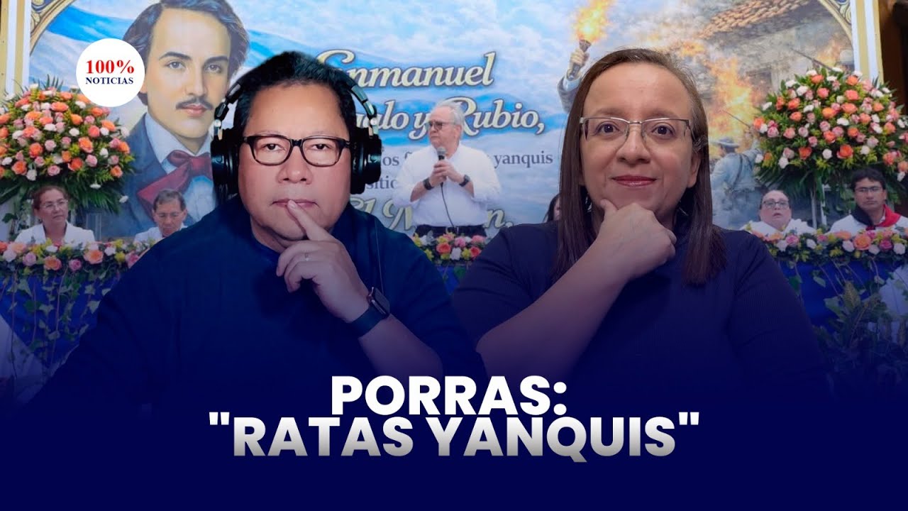 Dice Porras en medio de presión de EEUU contra Rosario Murillo y Ortega