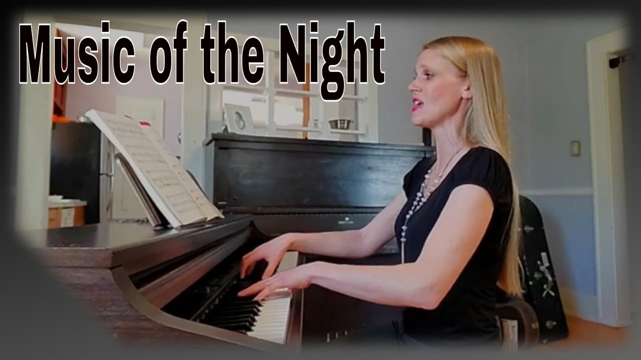 Music of the Night - Phantom of the Opera - vocal and piano cover