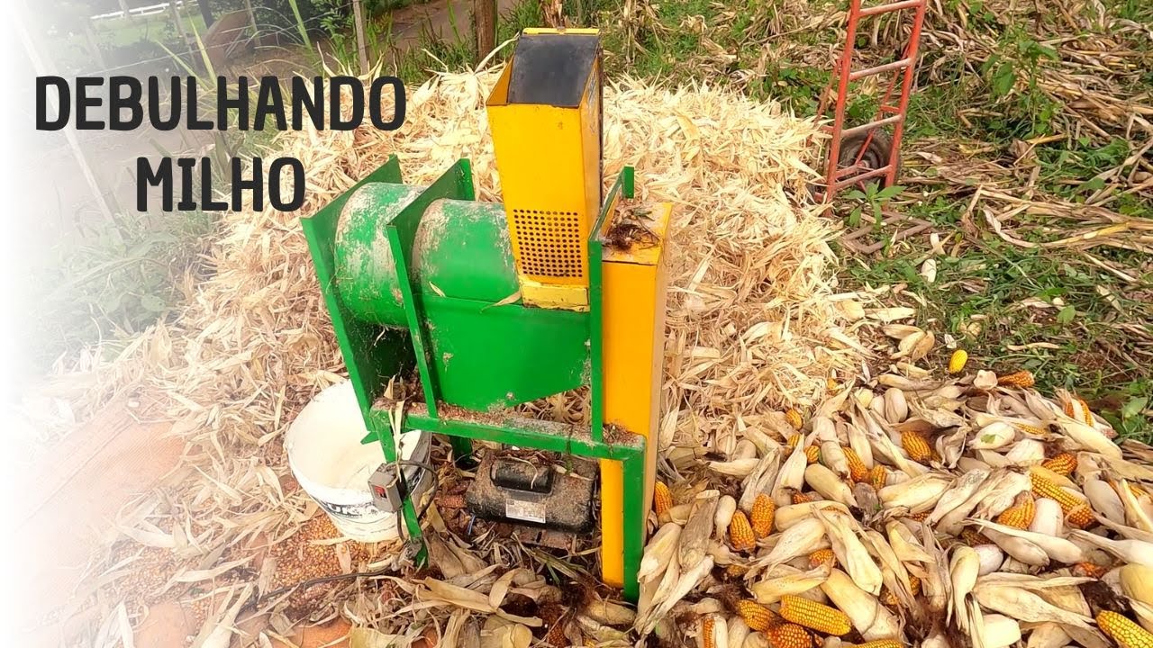FACILITANDO o TRABALHO - Debulhador de milho trapp DM 50 elétrico vale a pena? TESTANDO na PRÁTICA