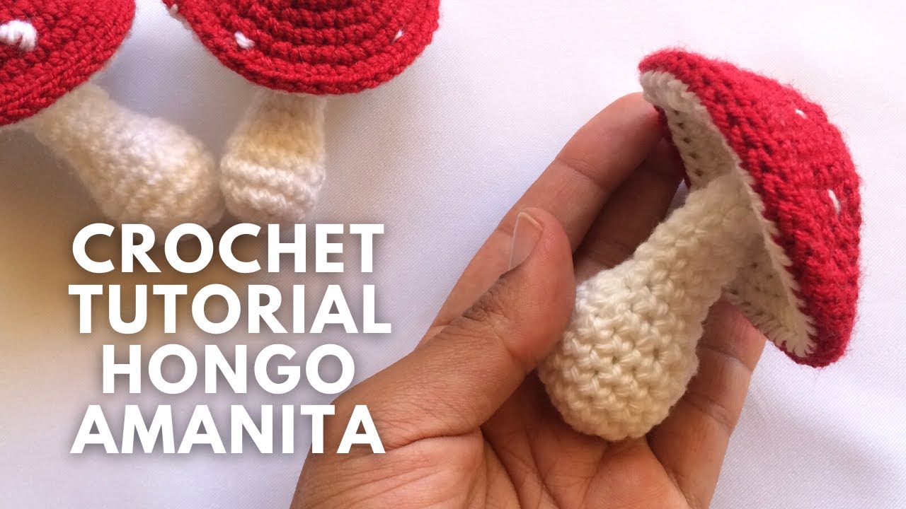 Cómo Tejer un HONGO a CROCHET
