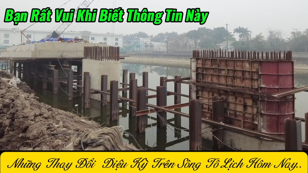 Đẹp Qúa, Hồ Nước Khổng Lồ Sắp Xuất Hiện Trên Sông Tô Lịch.