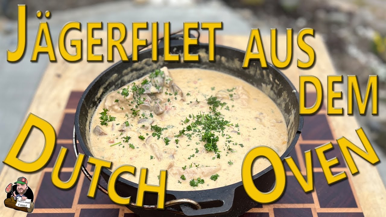 Jägerfilettopf in Schmelzkäsesoße aus dem Dutch Oven// One pot Super lecker