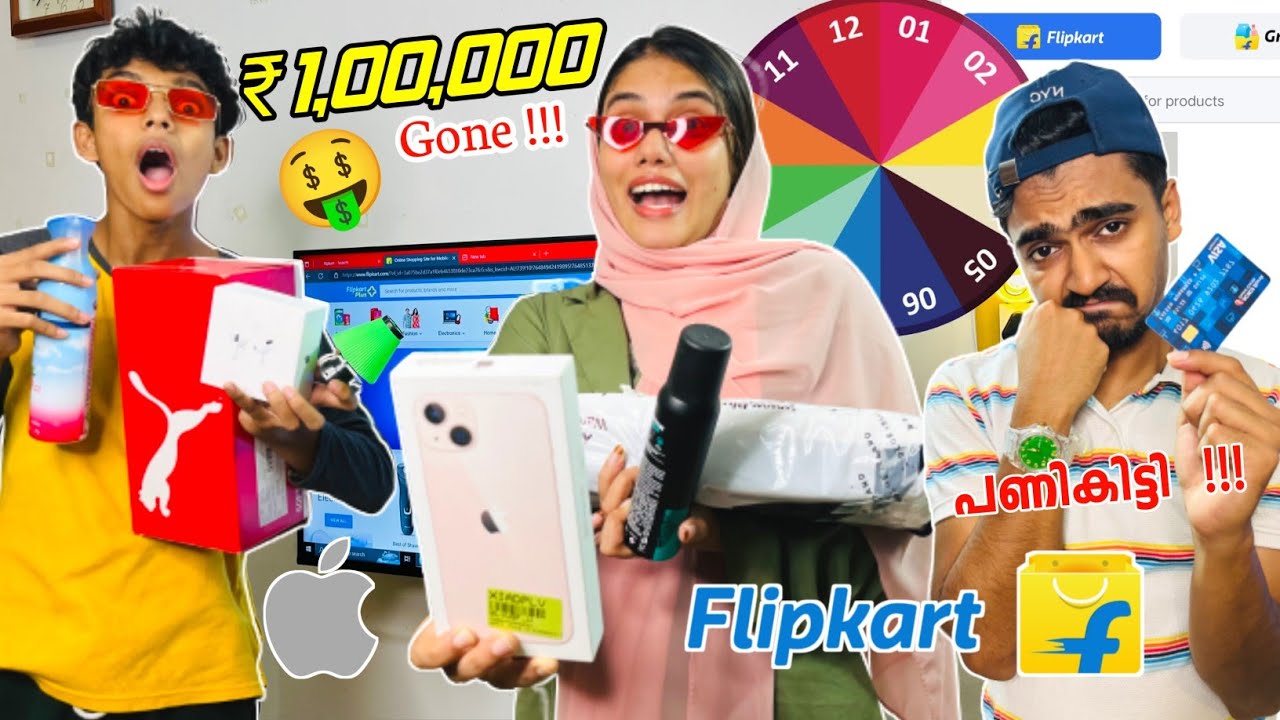 Buying Everything From Flipkart in 10 Seconds Challenge |Spin the Wheel and Win 😍₹1 Lakhs Gone🥺