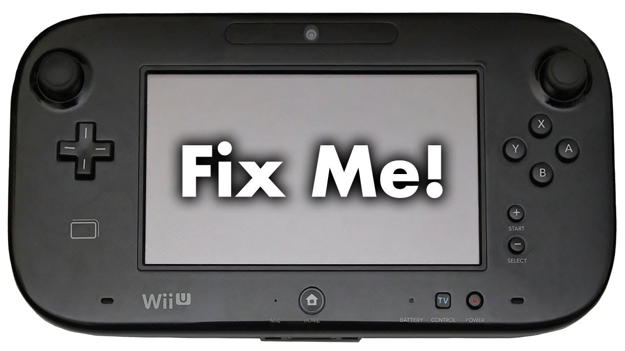 Как починить неисправный геймпад Wii U