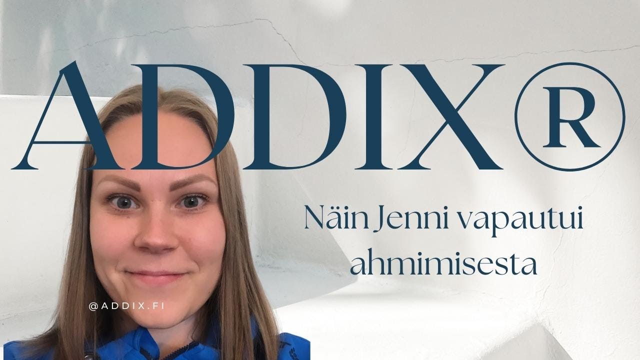 Ahmiminen jäi, kun Jenni ymmärsi että juurisyy oli sokeririippuvuus