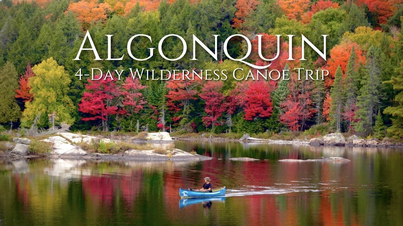 Beautiful 4-Day Solo Wilderness Canoe Trip in Algonquin Park