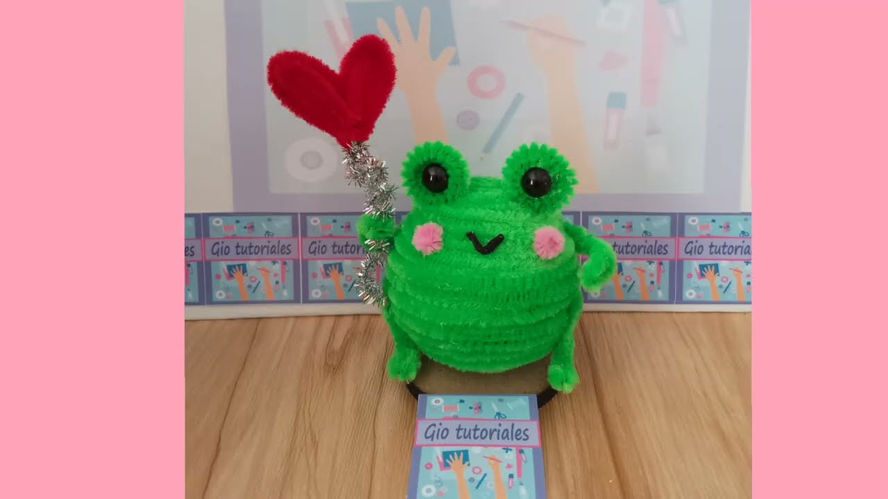 Ranita de limpiapipas Paso a Paso #diy #tutorial #manualidades