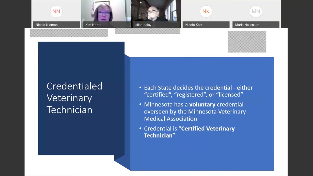 Mandatory Veterinary Technician Licensure Informational Session