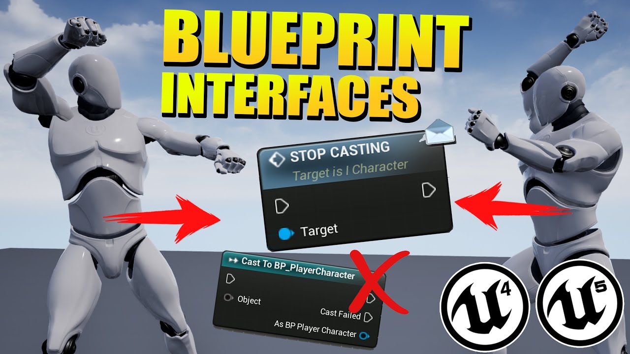 Unreal Engine — Учебное пособие по интерфейсам Blueprint