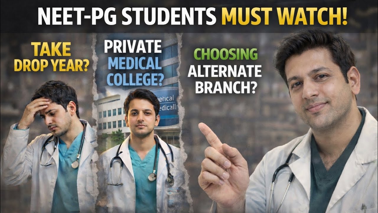 NEET PG Decisions: Drop, Private College, or Choosing alternate branch? An Honest Conversation