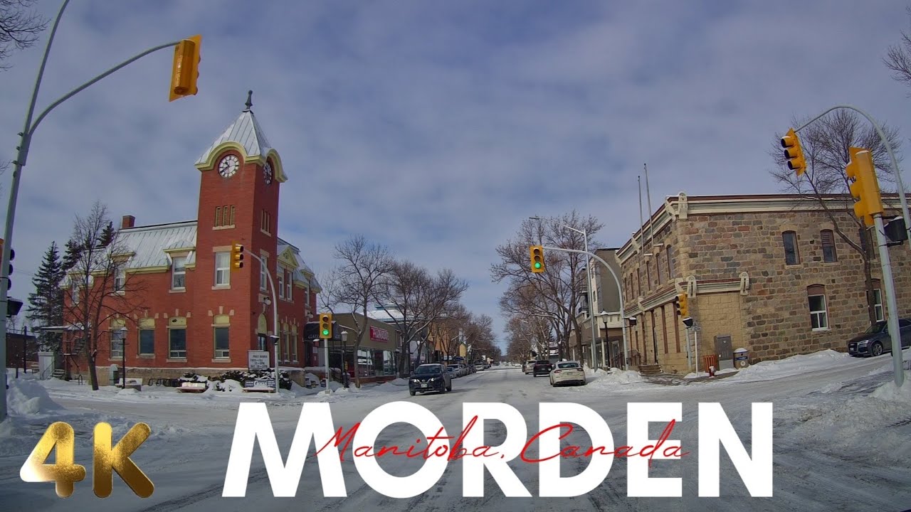 Morden  Manitoba Canada 🇨🇦 4k (March 2023)