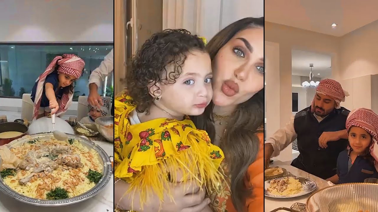 دكتوره خلود أجواء اردنية اول يوم برمضان كشخة ليان وليليان لرمضان تجنن🙈