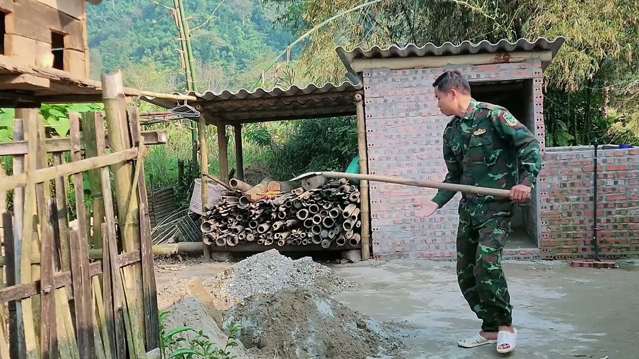 A 17-year-old girl who harvests bamboo shoots to sell – her husband are planning to build a new farm