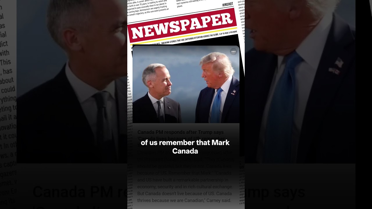 "Canada doesn't live because of US" — Mark Carney FIRES BACK at Trump 🇨🇦🇺🇸