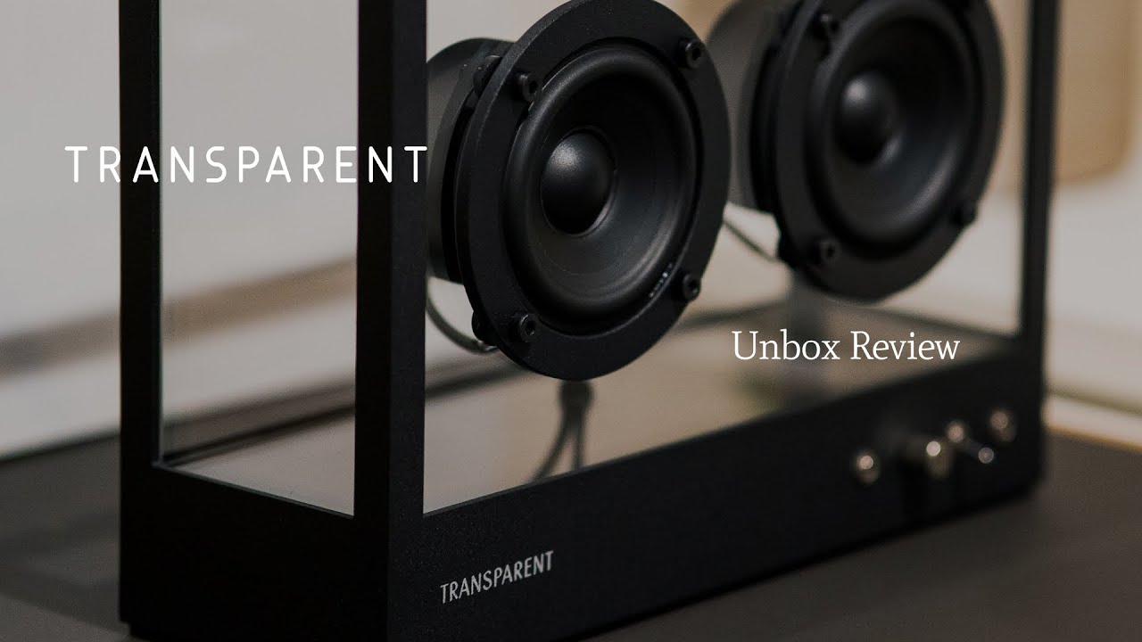 見た目だけじゃなくて音も良い！透明スピーカーTRANSPARENT開封レビュー
