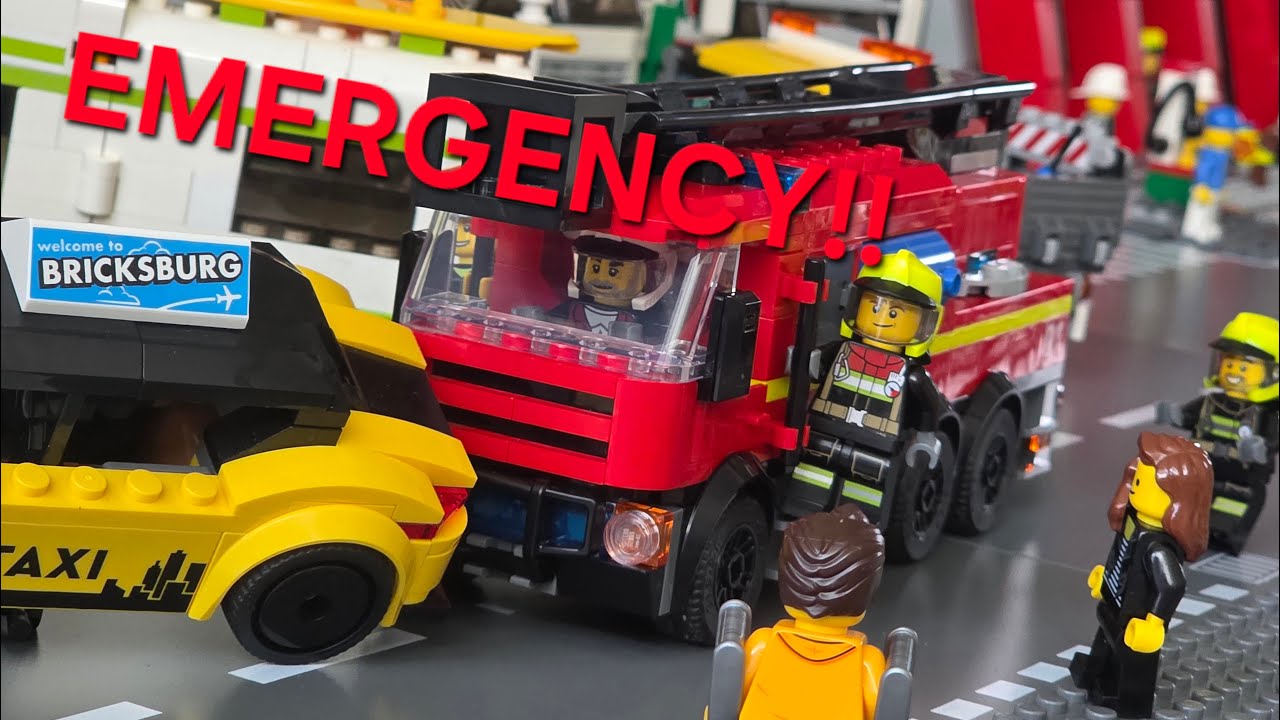 Lego City Fire Truck - LEGO stopmotion