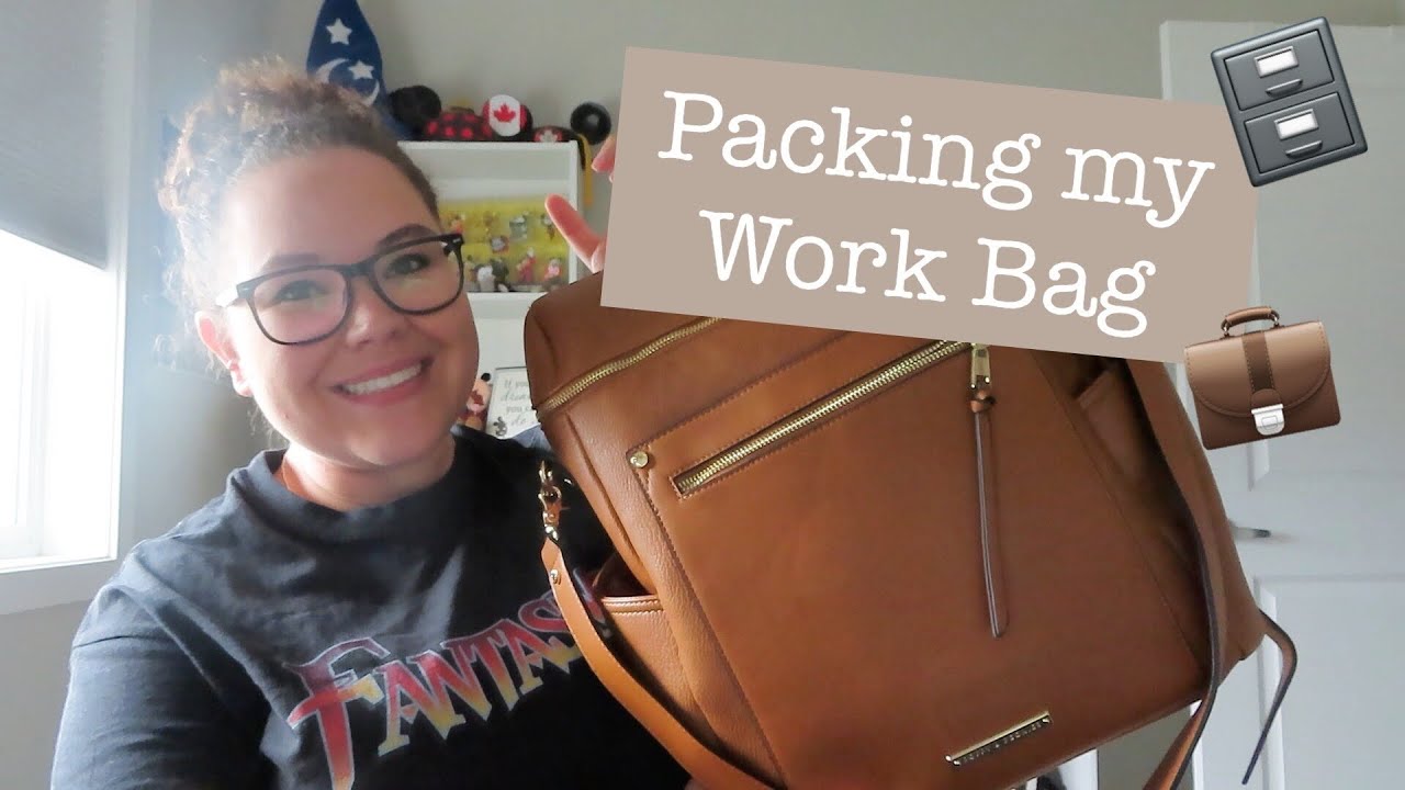 Packing my New Work Bag