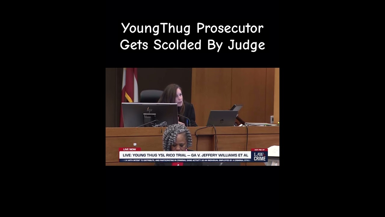 Judge In #youngthug Trial Goes Off On Prosecutor Ms. Love For Being Sloppy #atlanta #news #shorts