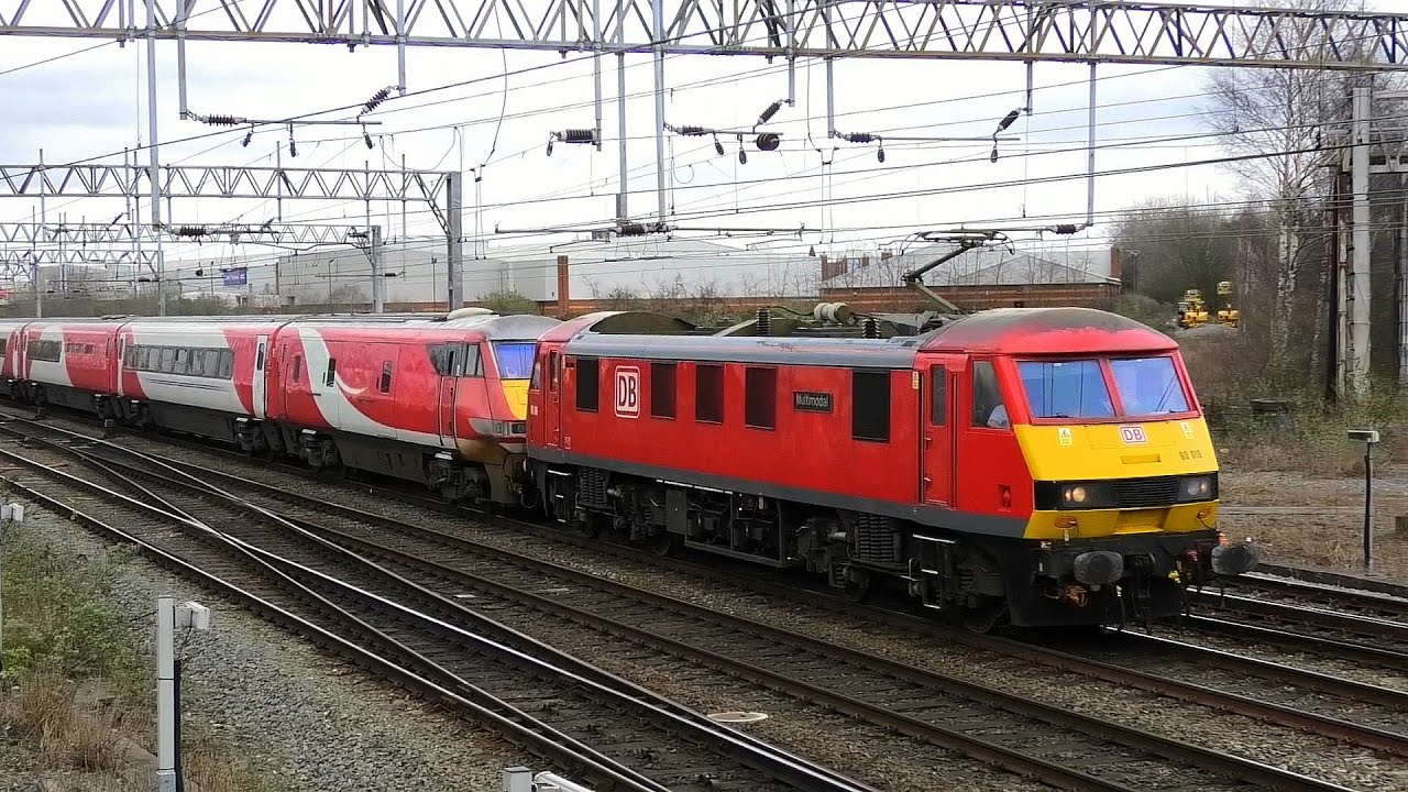Grand Central 90's to BLACKPOOL ! 90019, 90036, Crewe 4th March 2020