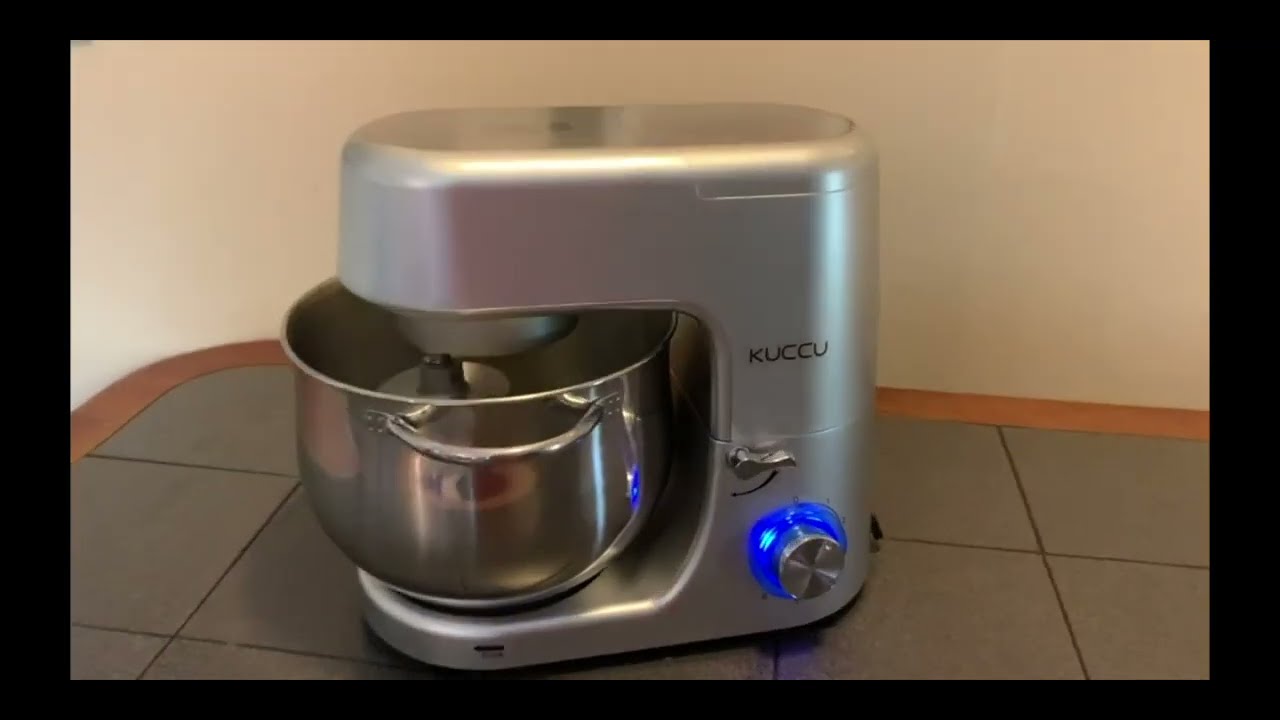 Kuccu 8.5 QT/660W/6-Speed Tilt-Head Dough Mixer Unbox & Test | Electric Mixer with Dough Hook