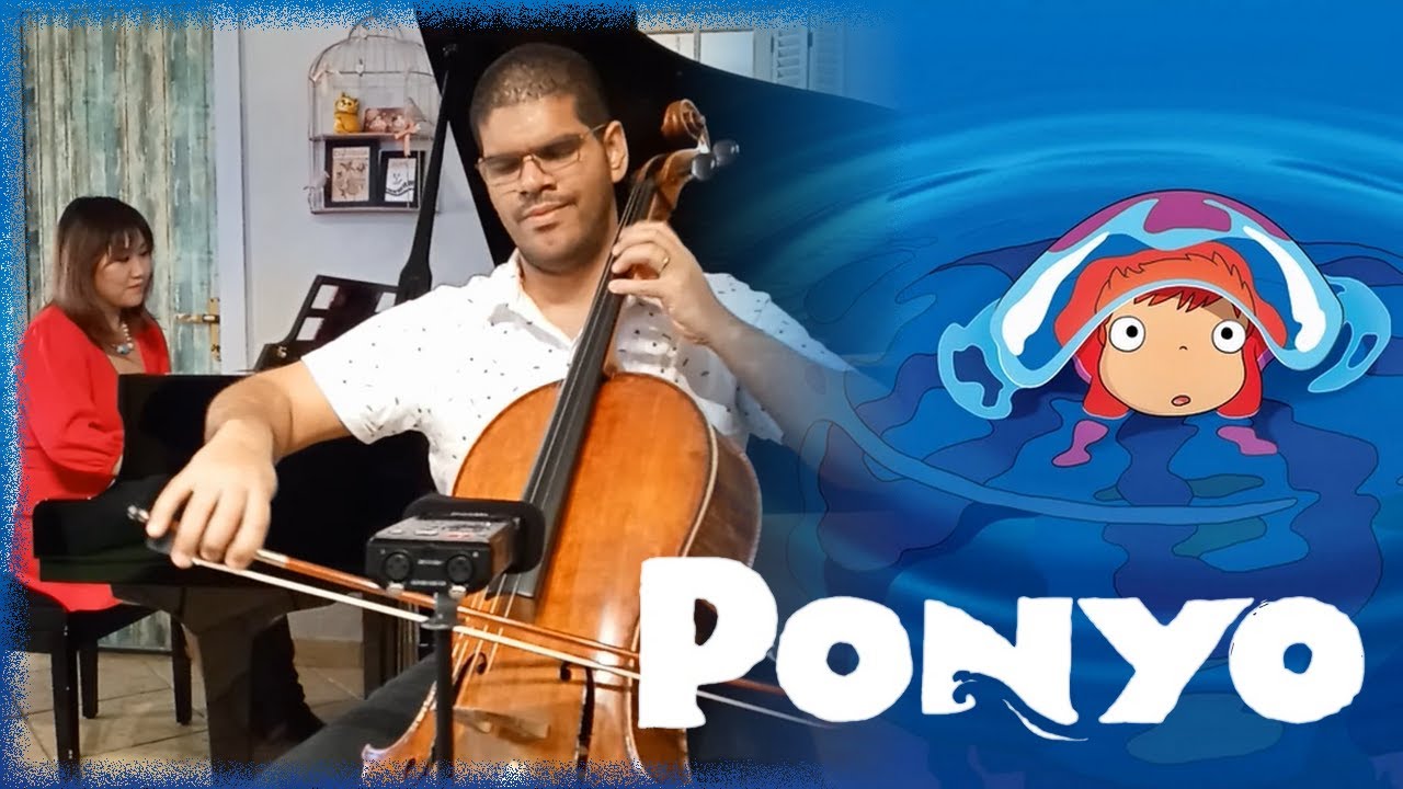 J. Hisaishi - Ponyo on the Cliff by the Sea - Cello & Piano