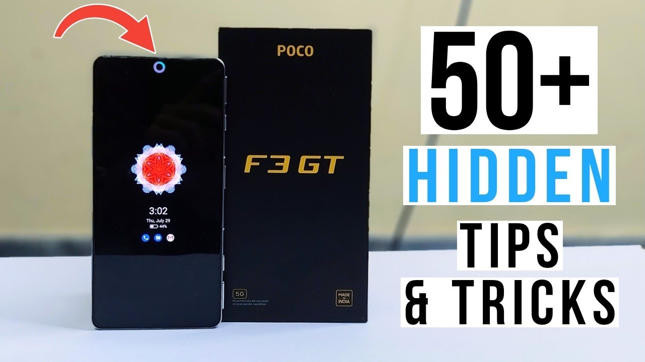 Poco F3 GT New 50+ Hidden Features | Poco F3 GT Features|Poco F3 GT Tips & Tricks|Front Camera Light