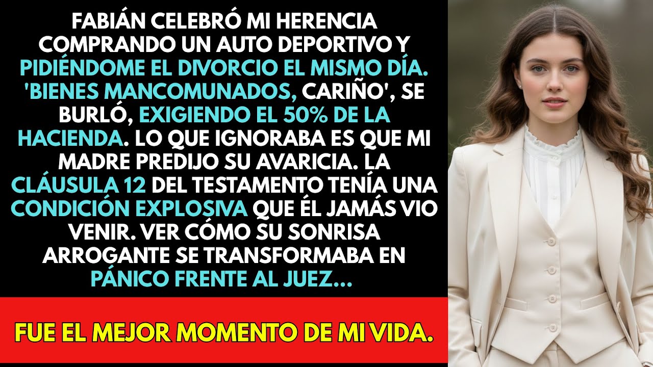 Mi Esposo Me Pidió El Divorcio Al Saber Que Heredé La Hacienda De Mamá, Creyó Que Ganaría Millones..