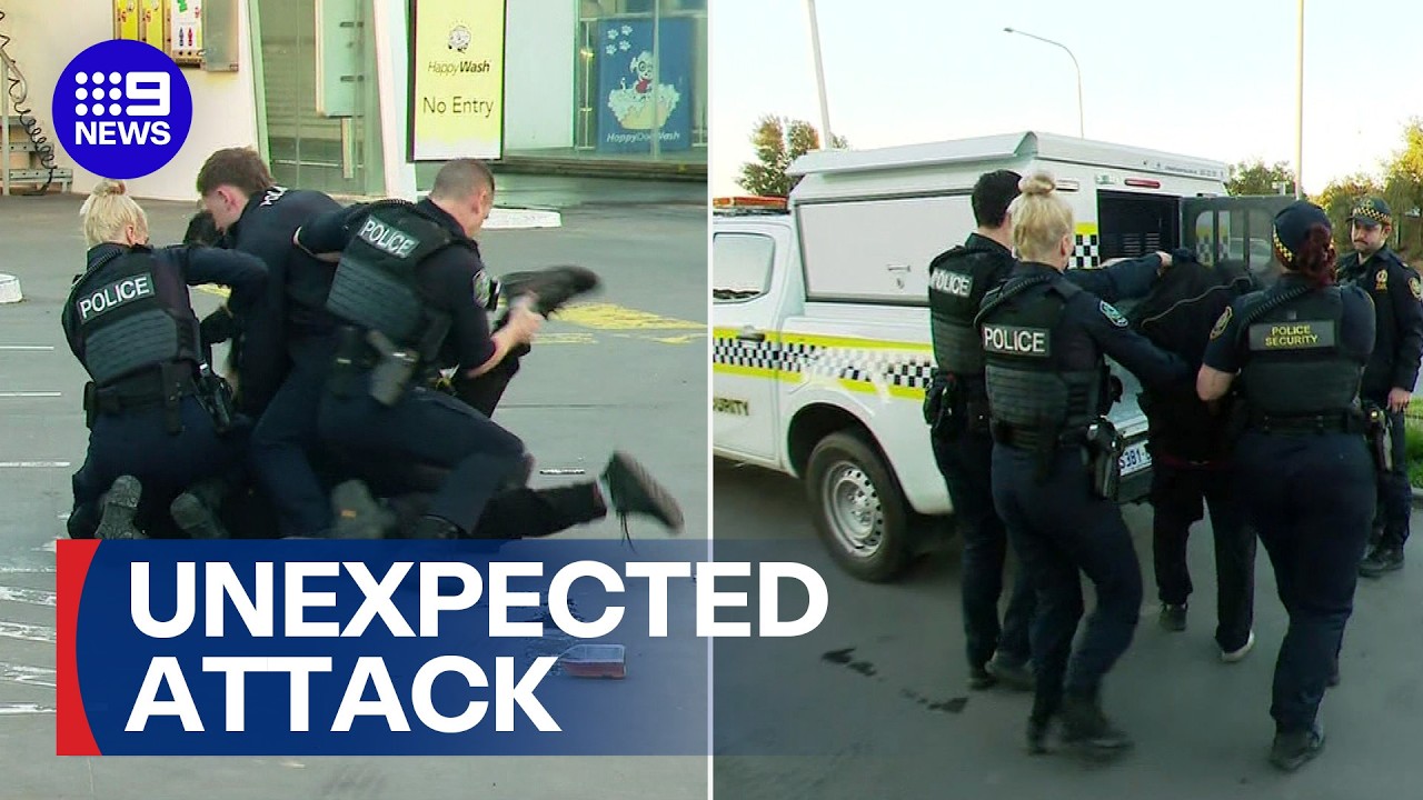 Couple attacked on peaceful morning walk | 9 News Australia