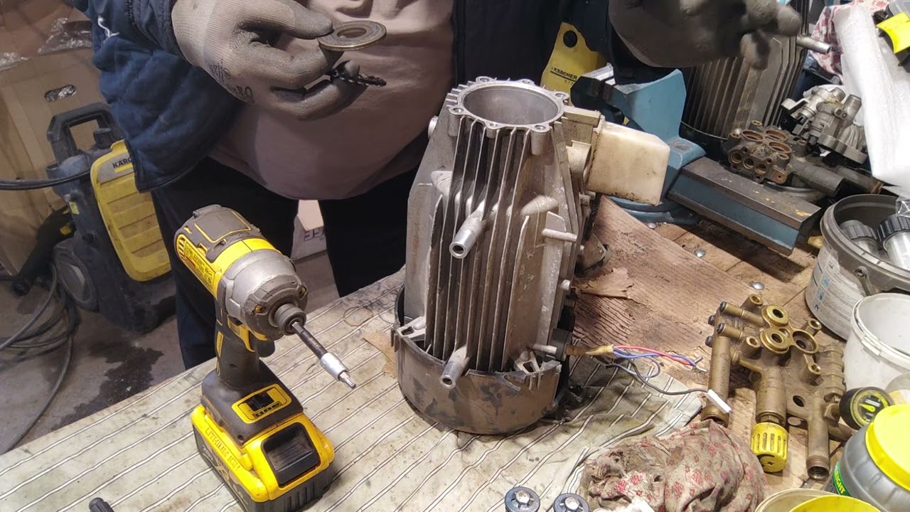 Ремонт мойки Karcher HD 6/15c. Дефектовка.