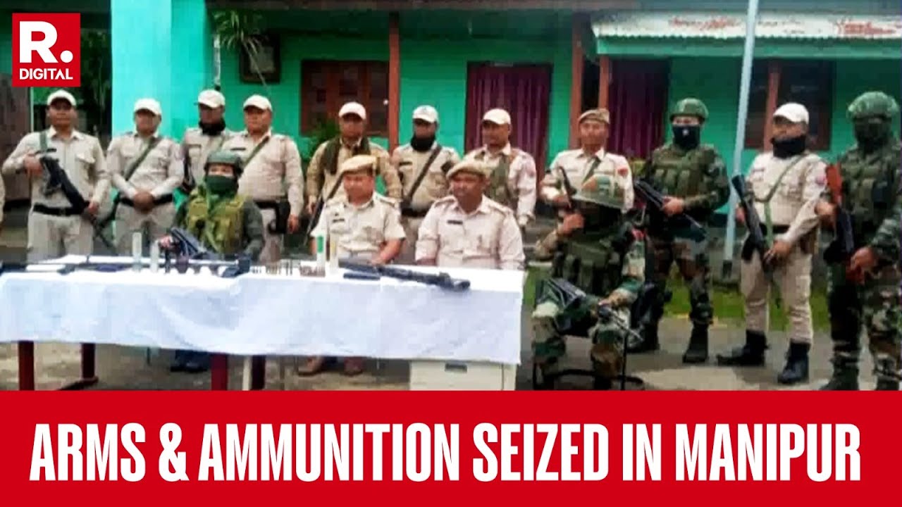 Security Forces Seized Huge Cache Of Arms, Ammunition In Manipur
