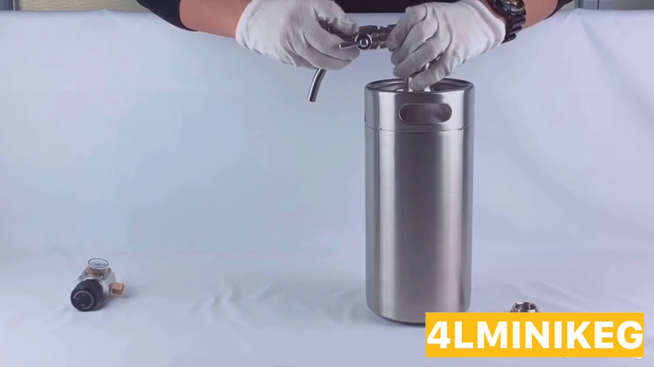 Brewer Recommendation! Over 10000 Sales Stainless Steel Homebrew 4L Beer Mini Keg