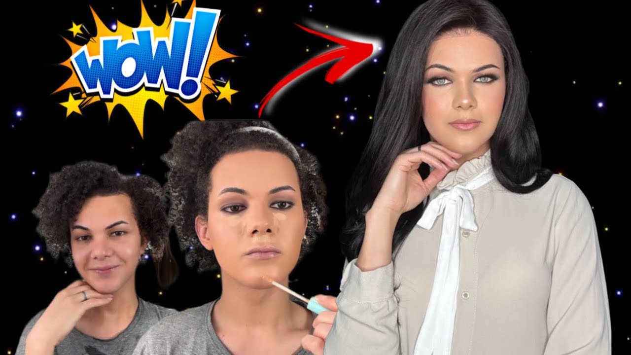 FULL TRANSFORMATION 🤩Transformação com maquiagem💄 #makeup💄😍 ❤️