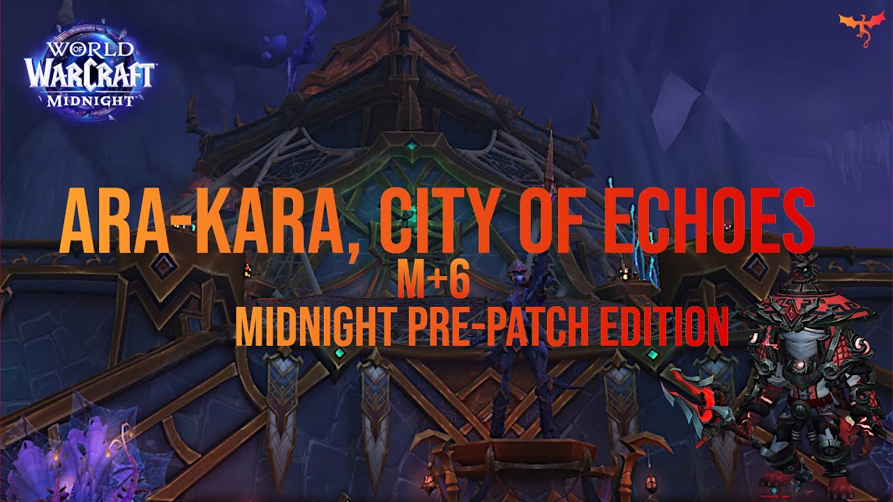 Ara-Kara, City of Echoes +6 Full Run | Brewmaster Monk Tank POV | Midnight Pre-Patch Edition