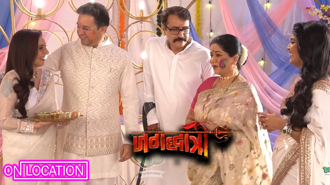 Jagadhatri | Mahesh-Maya संग पूरे परिवार का धमाकेदार होली सेलिब्रेशन | ON Location | Zee TV 