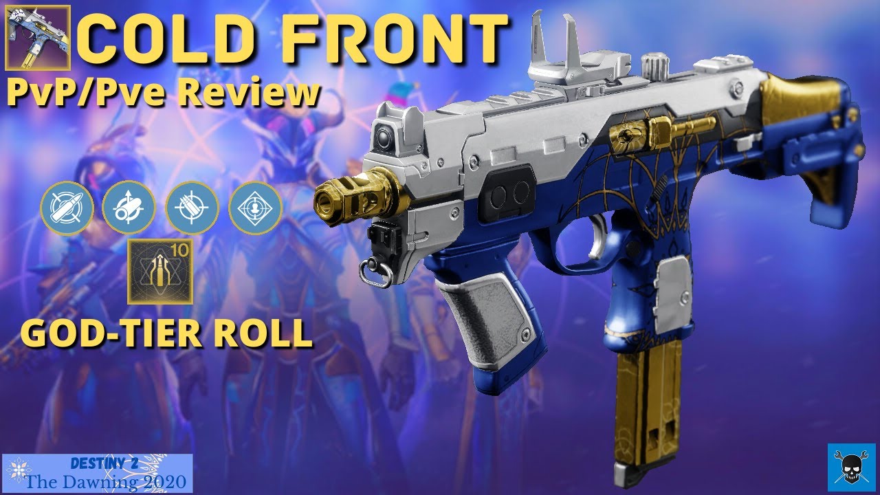 Destiny 2, COLD FRONT Weapon Review!  [The Dawning SMG]